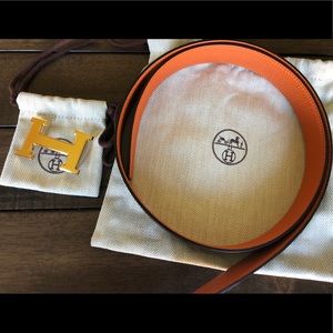 Hermès men’s belt. 32mm. 100% authentic.